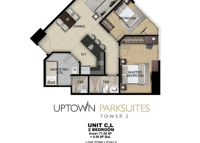 Celeste Serenity 2br Uptown Parksuits Bgc With Dryer Apartment Manila